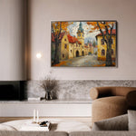 Landscape 381 Canvas Art 60 x 40 cm / Black