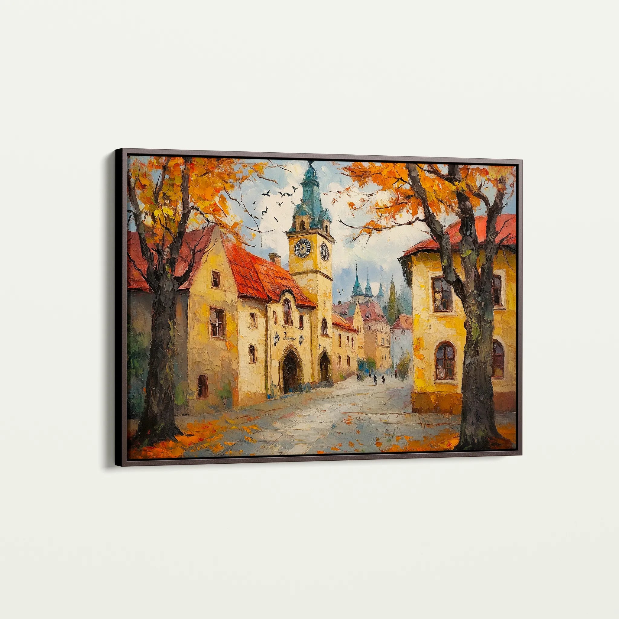 Landscape 381 Canvas Art 60 x 40 cm / Black