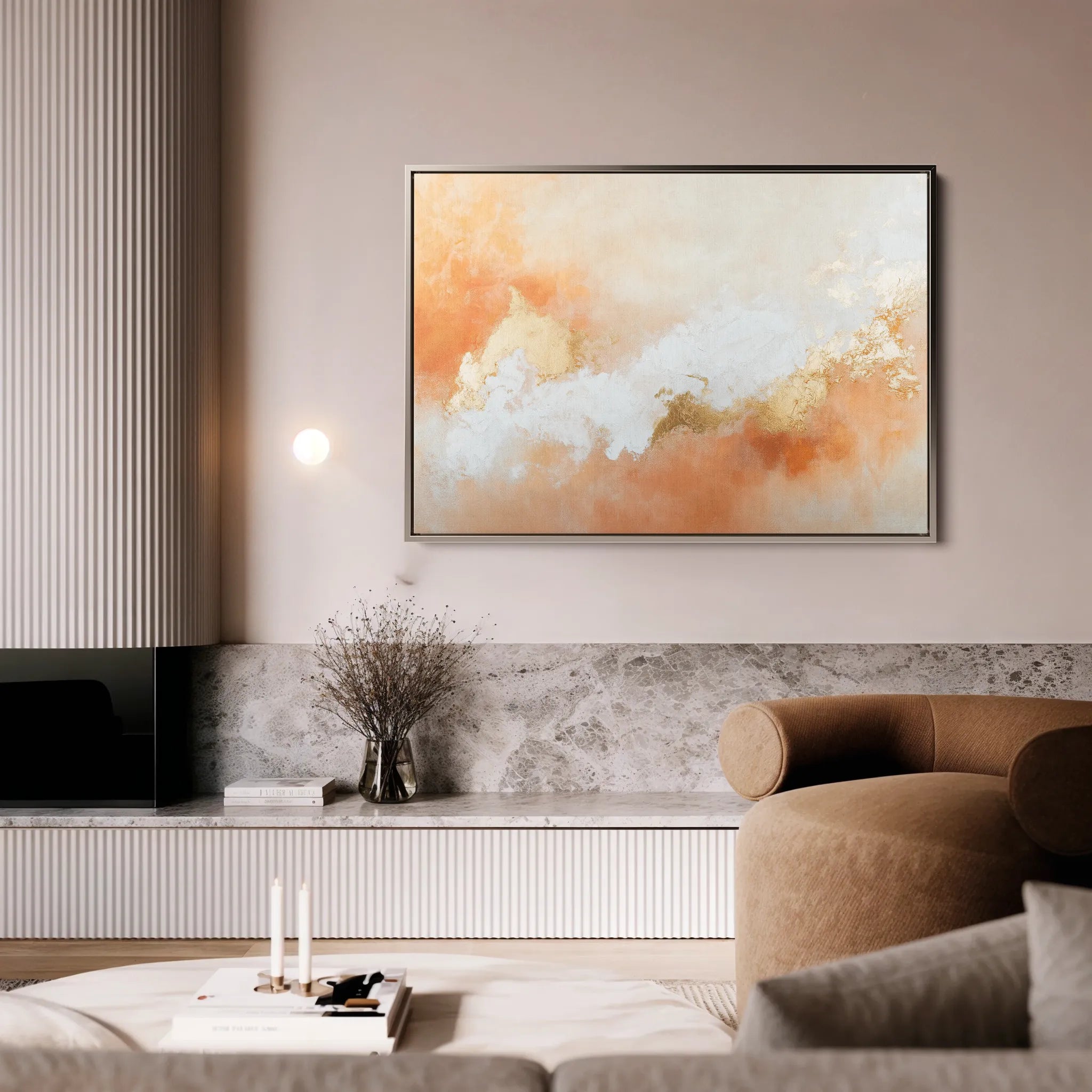 Abstract 382 Canvas Art 60 x 40 cm / Black