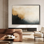 Abstract 383 Canvas Art 60 x 40 cm / Black