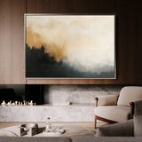 Abstract 383 Canvas Art 60 x 40 cm / Black