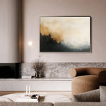 Abstract 383 Canvas Art 60 x 40 cm / Black