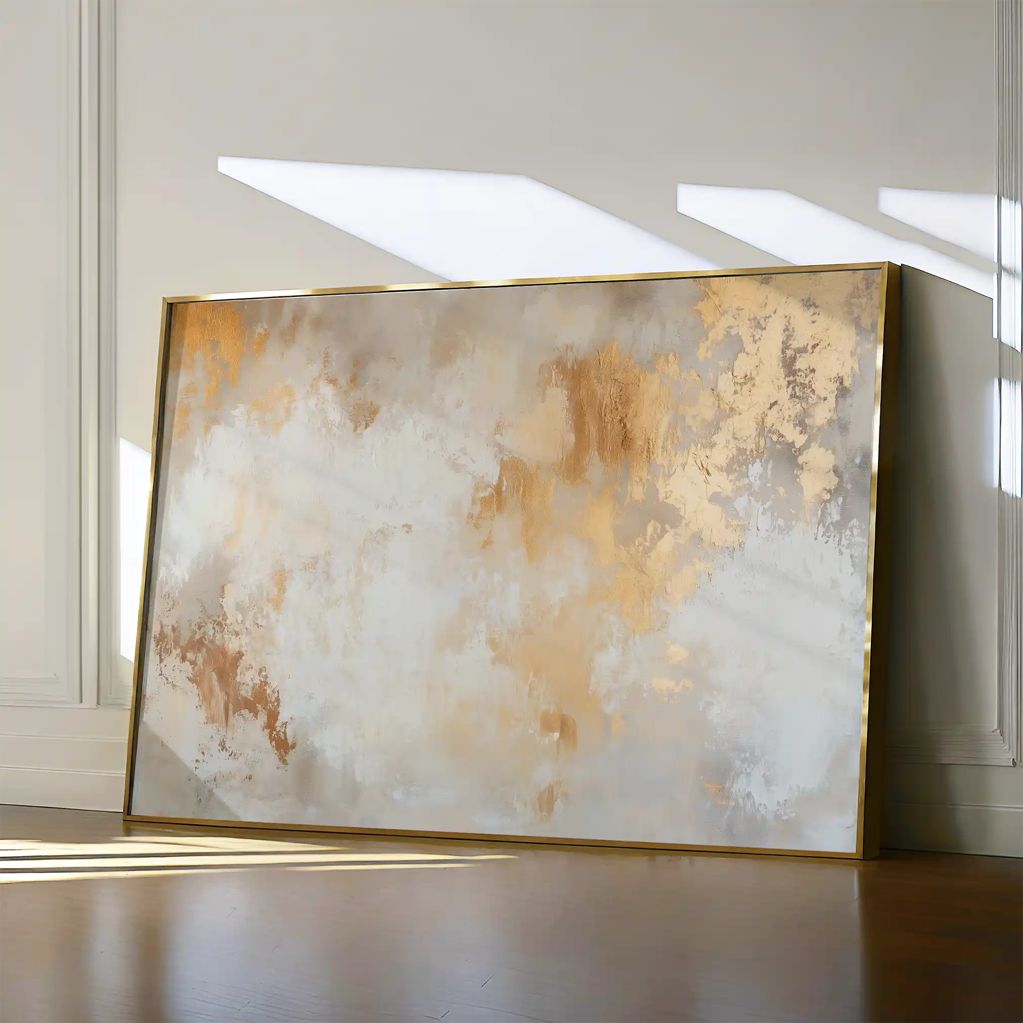 Abstract 384 Canvas Art 60 x 40 cm / Black