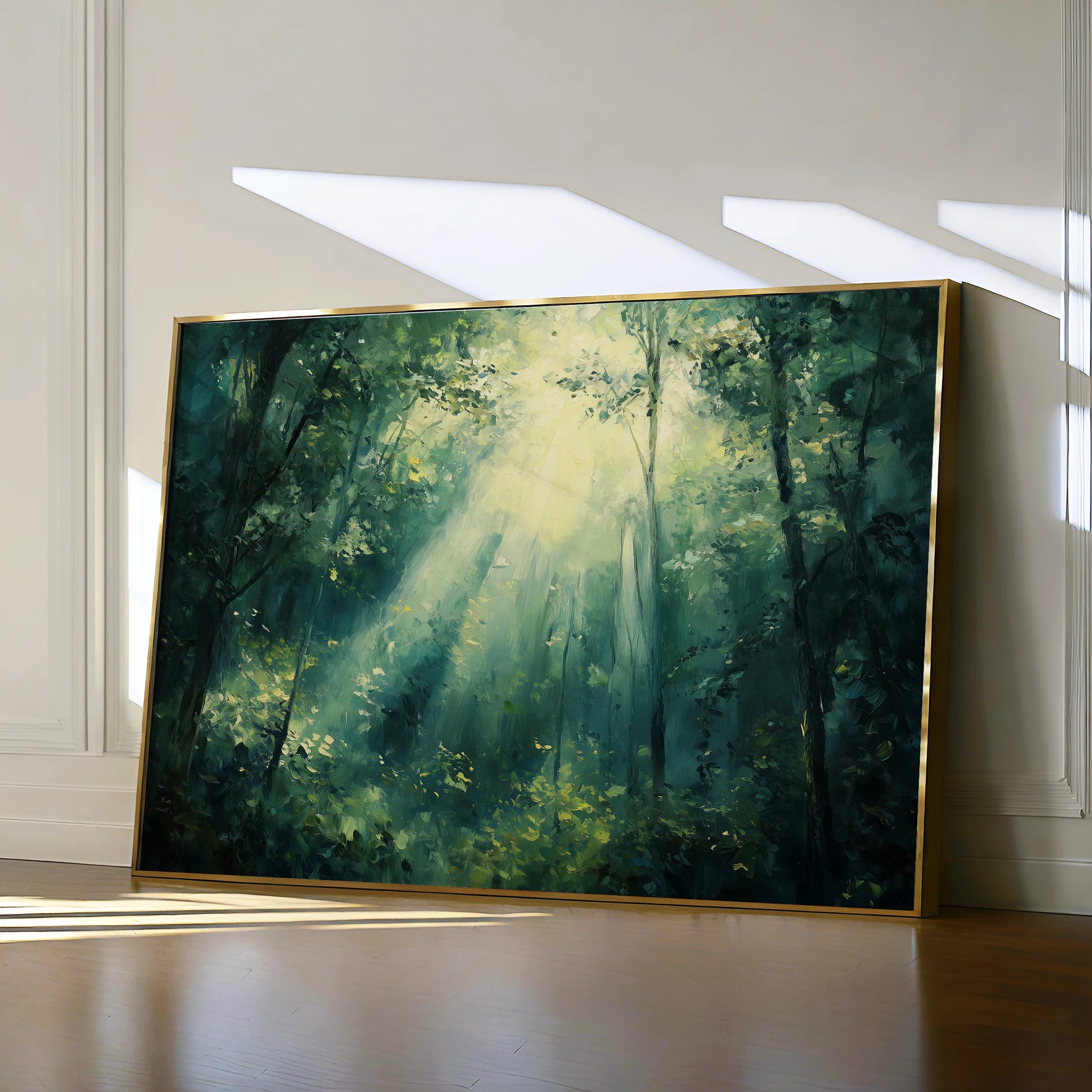 Landscape 384 Canvas Art 60 x 40 cm / Black