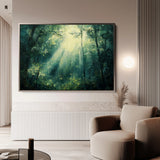 Landscape 384 Canvas Art 60 x 40 cm / Black