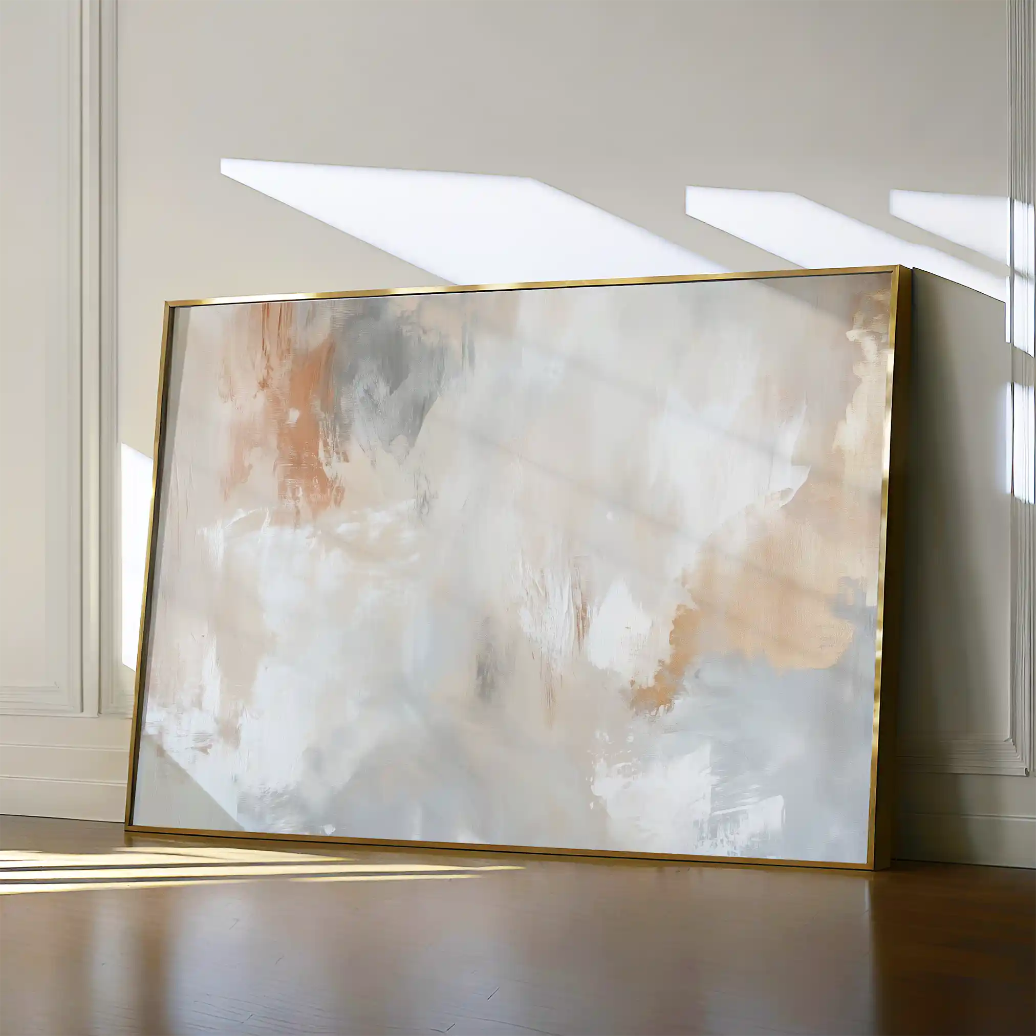 Abstract 385 Canvas Art 60 x 40 cm / Black