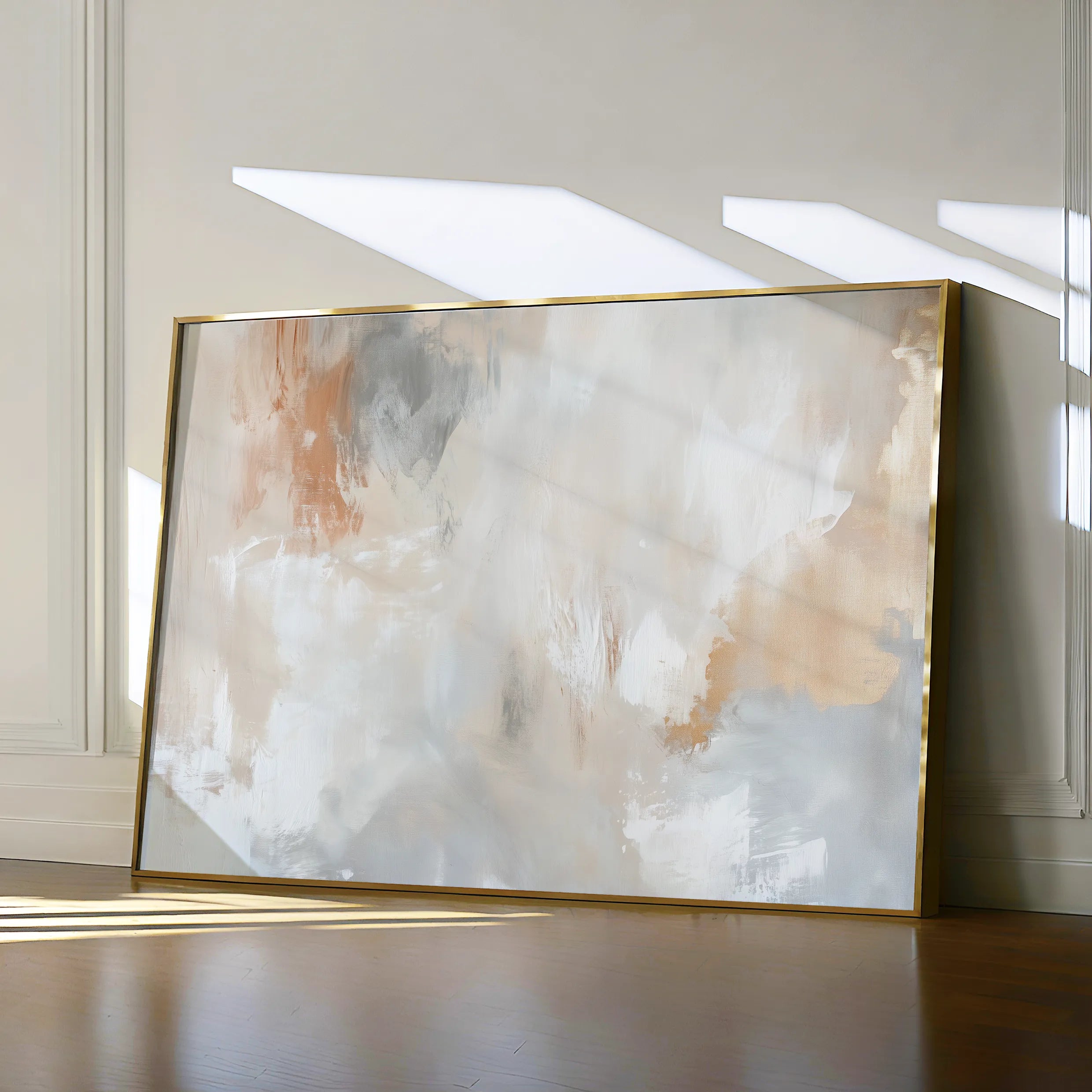 Abstract 385 Canvas Art 60 x 40 cm / Black