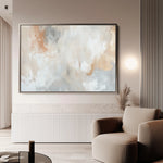 Abstract 385 Canvas Art 60 x 40 cm / Black