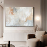 Abstract 385 Canvas Art 60 x 40 cm / Black