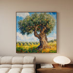 Landscape 385 Canvas Art 60 x 60 cm / Black