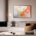 Abstract 386 Canvas Art 60 x 40 cm / Black