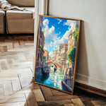 Landscape 386 Canvas Art 60 x 40 cm / Black