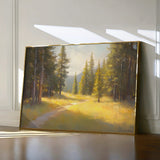 Landscape 387 Canvas Art 60 x 40 cm / Black