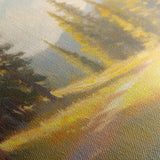 Landscape 387 Canvas Art 60 x 40 cm / Black