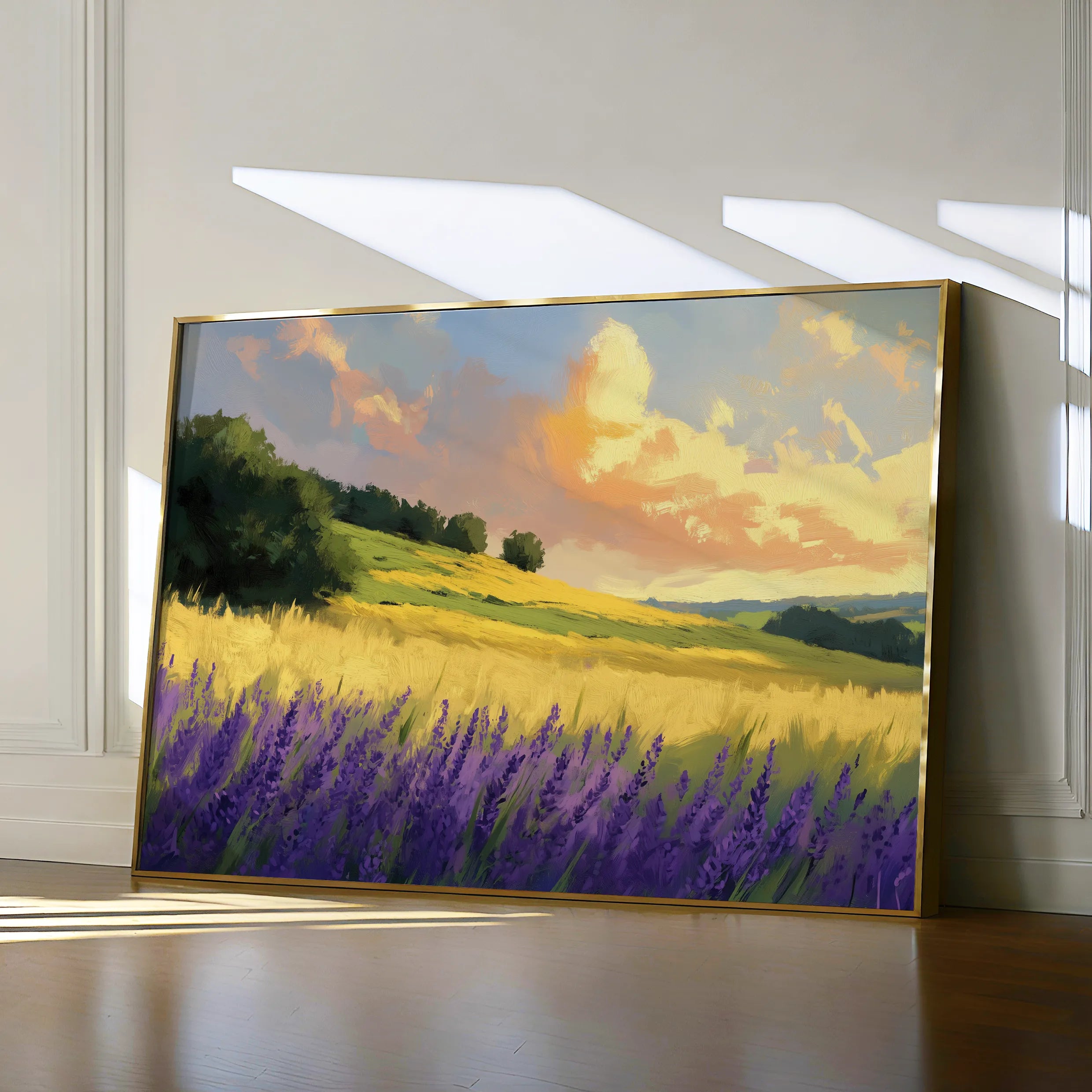 Landscape 389 Canvas Art 60 x 40 cm / Black