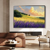 Landscape 389 Canvas Art 60 x 40 cm / Black