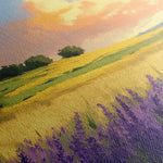 Landscape 389 Canvas Art 60 x 40 cm / Black