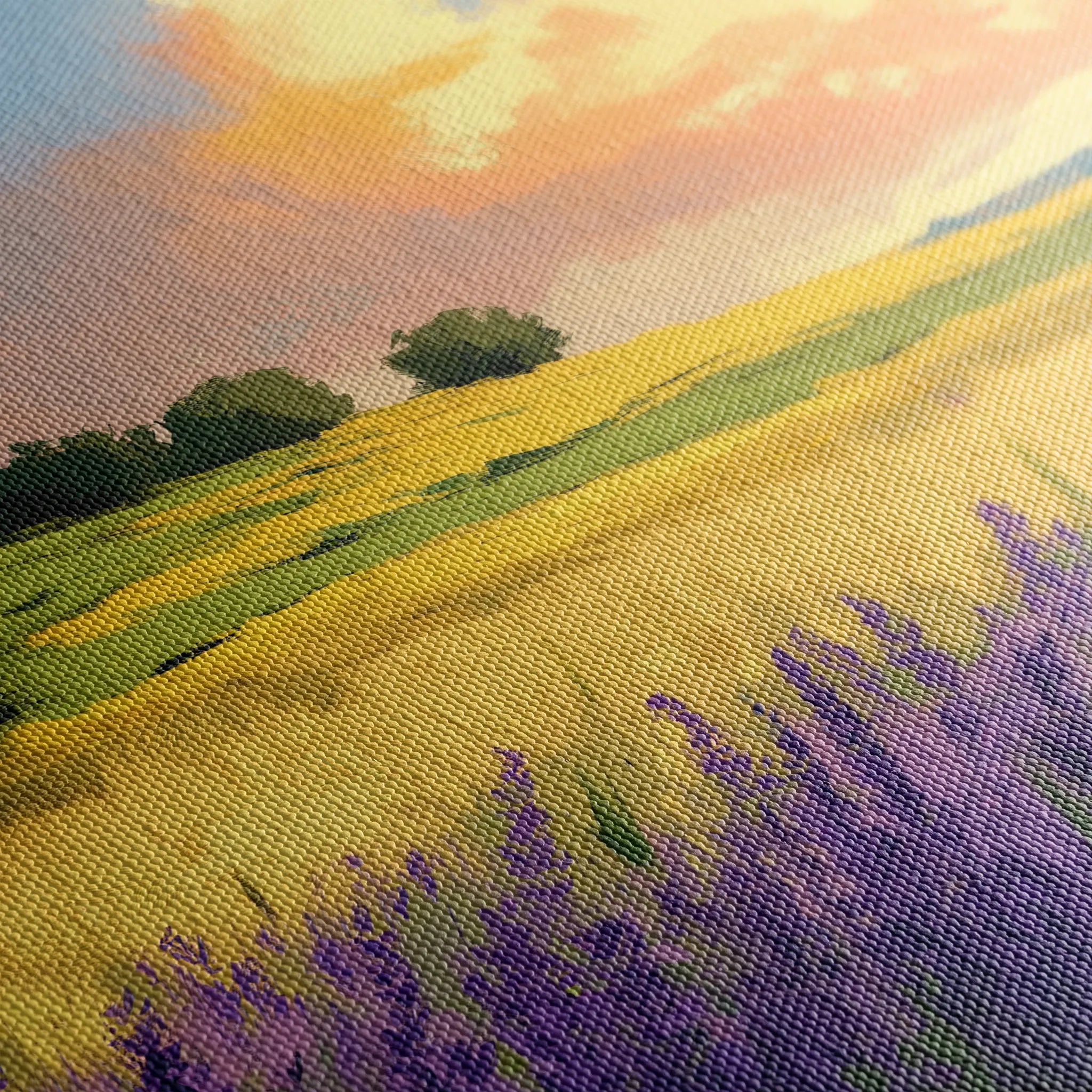 Landscape 389 Canvas Art 60 x 40 cm / Black