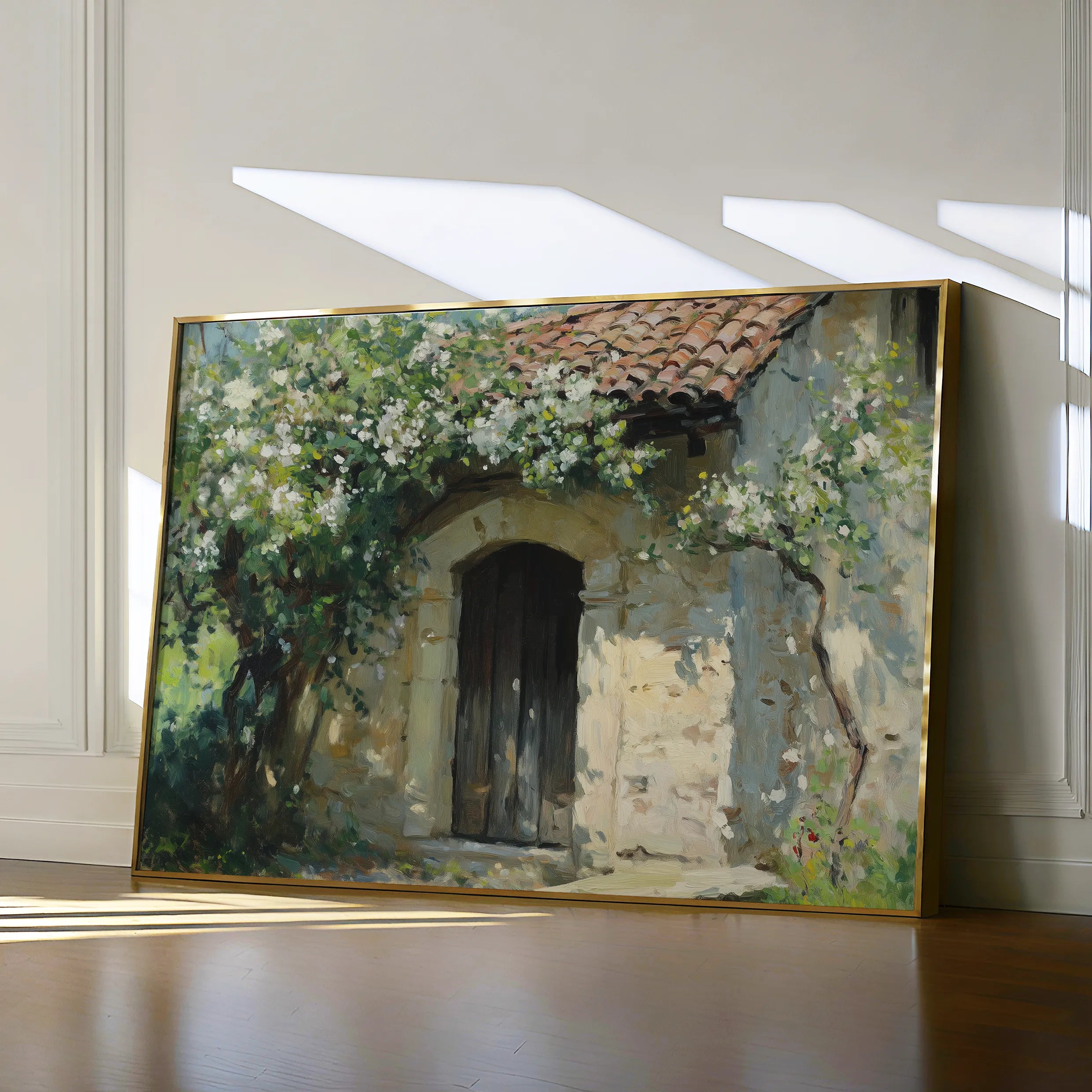 Landscape 390 Canvas Art 60 x 40 cm / Black