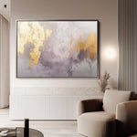 Abstract 391 Canvas Art 60 x 40 cm / Black