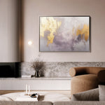 Abstract 391 Canvas Art 60 x 40 cm / Black