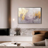 Abstract 391 Canvas Art 60 x 40 cm / Black