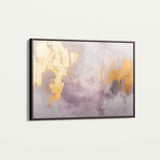 Abstract 391 Canvas Art 60 x 40 cm / Black