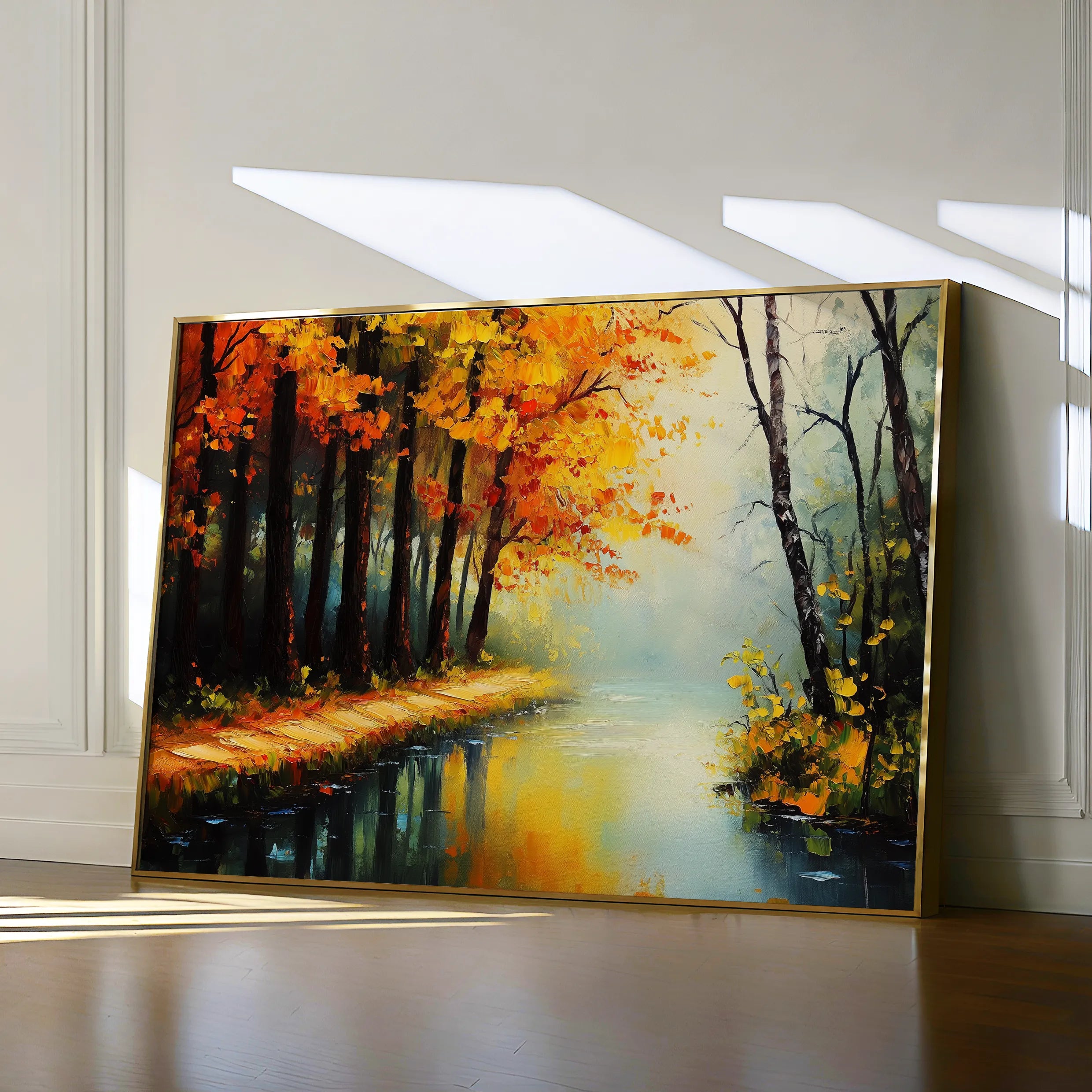 Landscape 391 Canvas Art 60 x 40 cm / Black