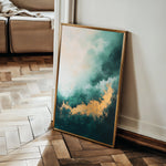 Abstract 393 Canvas Art 60 x 40 cm / Black