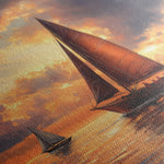 Landscape 393 Canvas Art 60 x 40 cm / Black