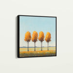 Landscape 394 Canvas Art 60 x 60 cm / Black