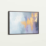 Abstract 395 Canvas Art 60 x 40 cm / Black