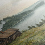 Landscape 395 Canvas Art 60 x 40 cm / Black