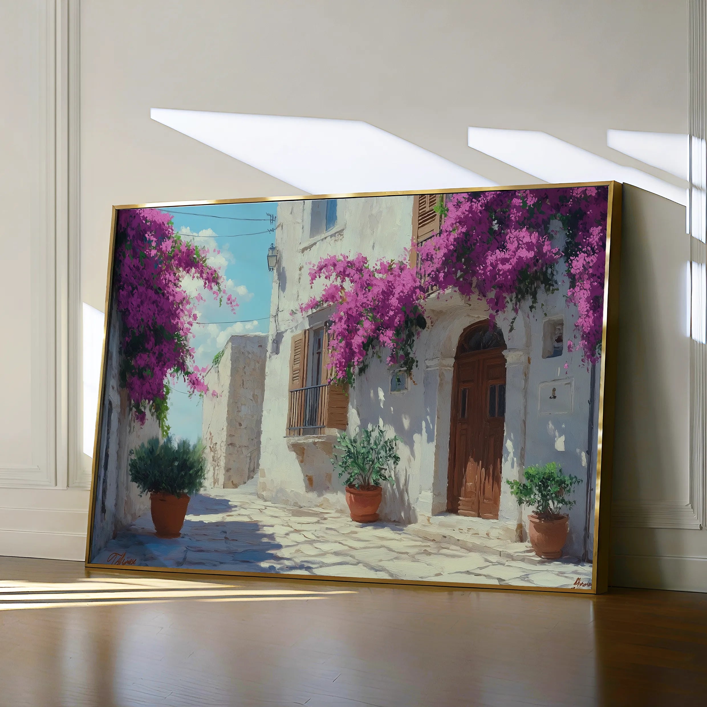 Landscape 396 Canvas Art 60 x 40 cm / Black