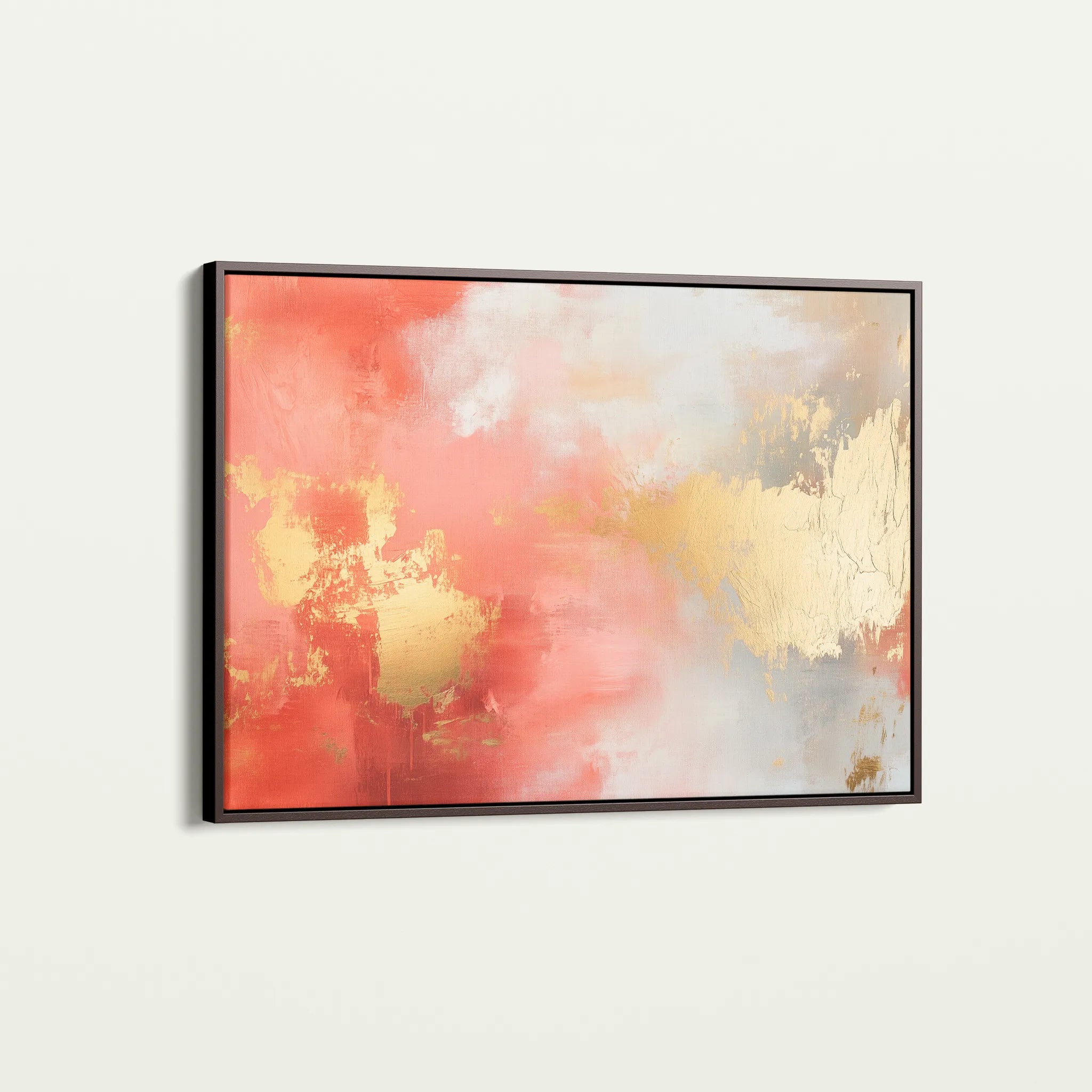 Abstract 398 Canvas Art 60 x 40 cm / Black