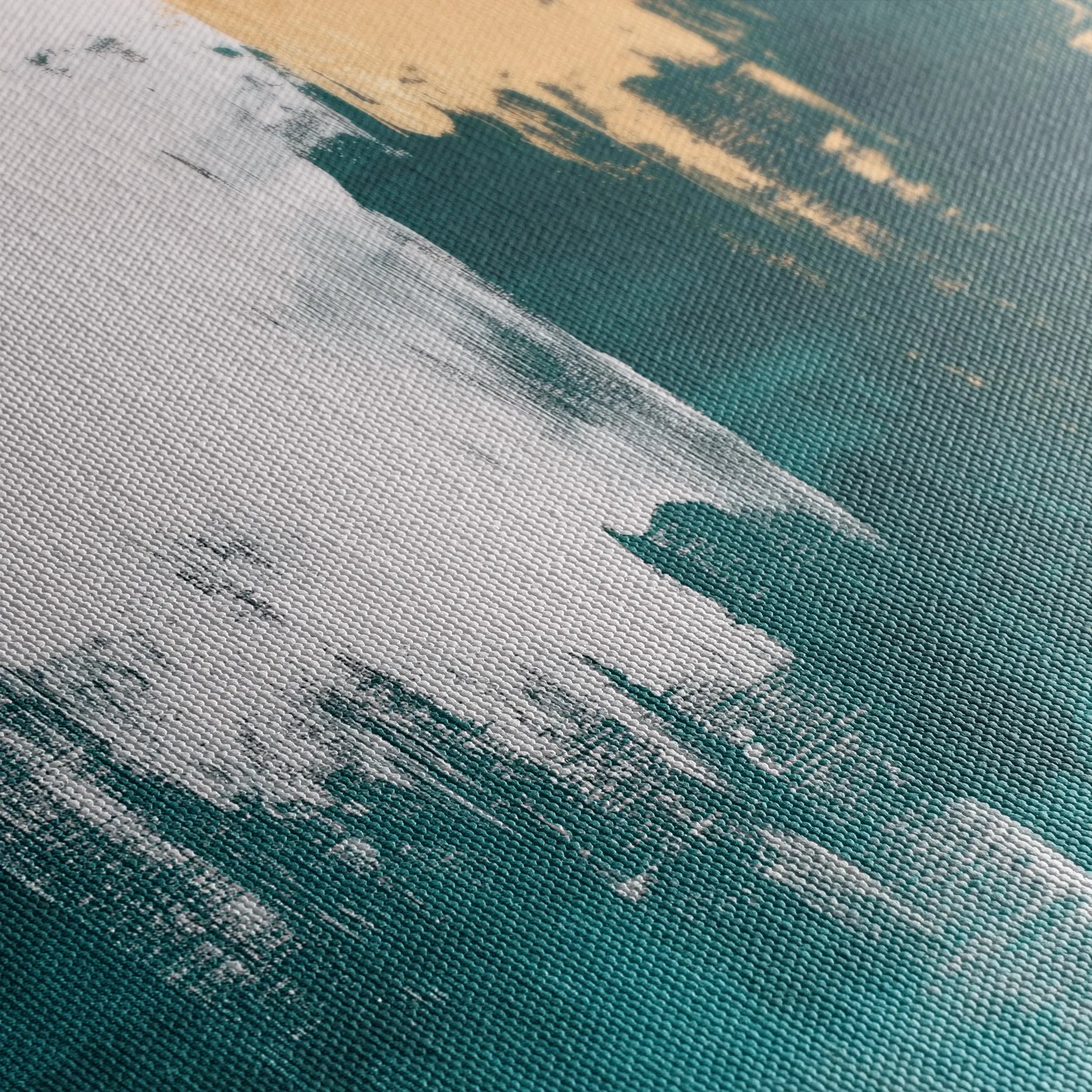Abstract 399 Canvas Art 60 x 40 cm / Black
