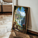 Landscape 399 Canvas Art 60 x 40 cm / Black