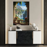Landscape 399 Canvas Art 60 x 40 cm / Black