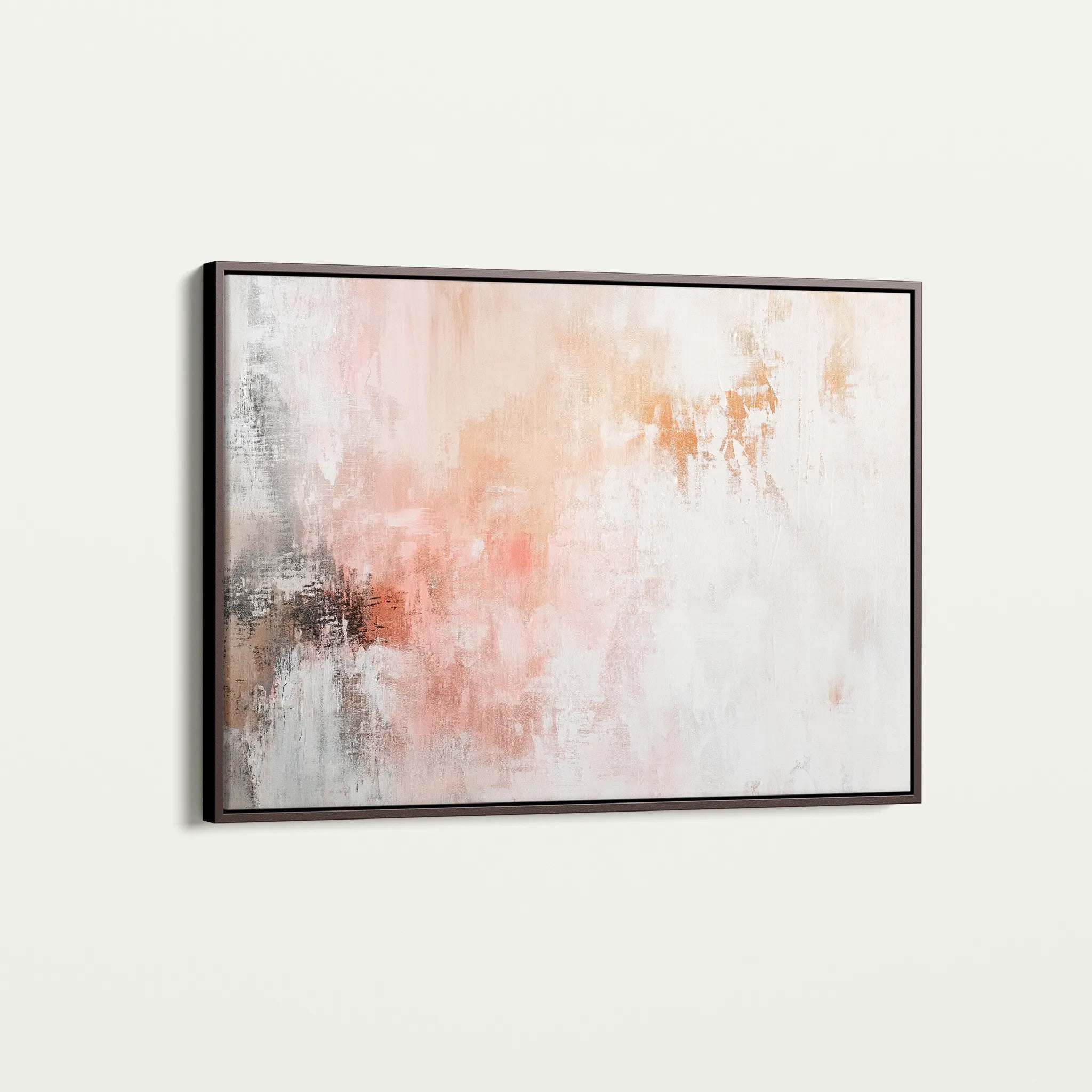 Abstract 400 Canvas Art 60 x 40 cm / Black