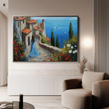 Landscape 400 Canvas Art 60 x 40 cm / Black