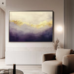 Abstract 401 Canvas Art 60 x 40 cm / Black