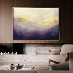 Abstract 401 Canvas Art 60 x 40 cm / Black