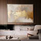 Abstract 402 Canvas Art 60 x 40 cm / Black