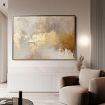 Abstract 402 Canvas Art 60 x 40 cm / Black