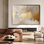Abstract 402 Canvas Art 60 x 40 cm / Black