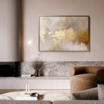 Abstract 402 Canvas Art 60 x 40 cm / Black