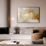 Abstract 402 Canvas Art 60 x 40 cm / Black