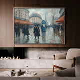 Landscape 402 Canvas Art 60 x 40 cm / Black