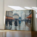 Landscape 402 Canvas Art 60 x 40 cm / Black