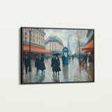 Landscape 402 Canvas Art 60 x 40 cm / Black